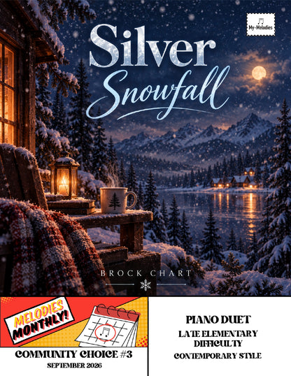 Silver Snowfall | Winter Duet for Two Students in a Contemporary Style (Late Elementary)