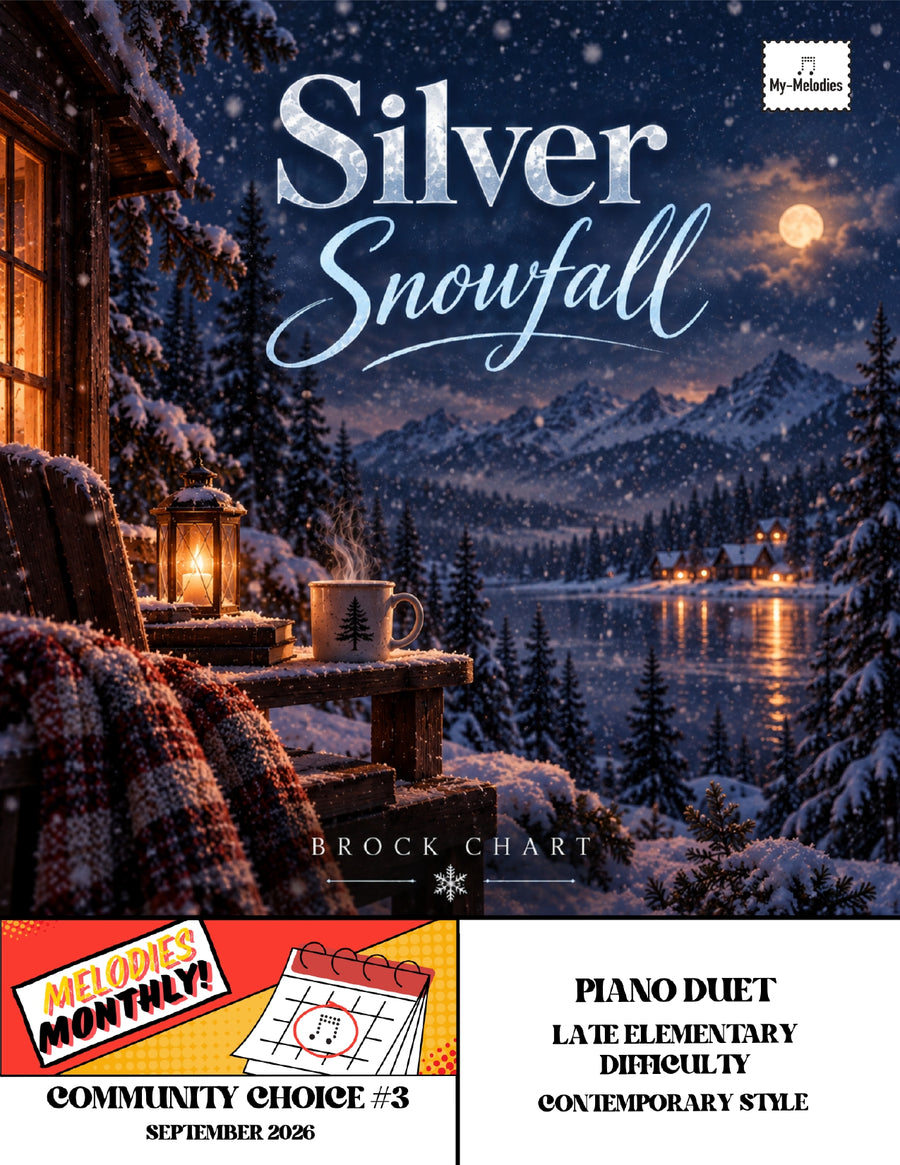 Silver Snowfall | Winter Duet for Two Students in a Contemporary Style (Late Elementary)