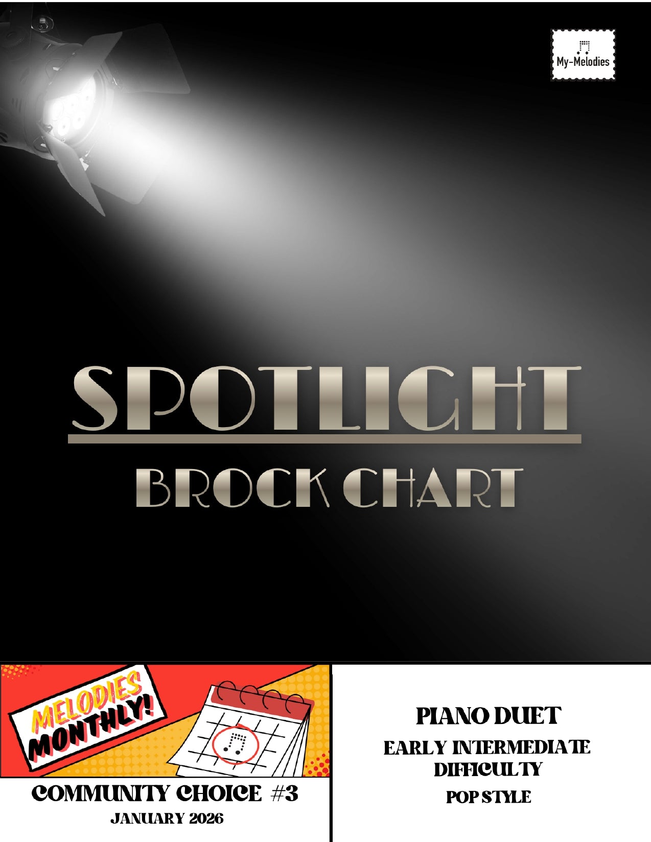 Spotlight | Pop Duet for Two Students (Early Intermediate)