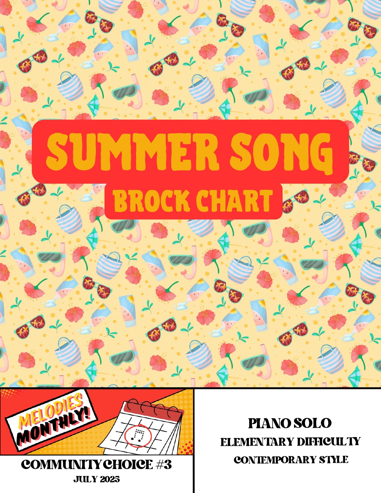 Summer Song | Contemporary Piece for Solo Piano (Elementary)