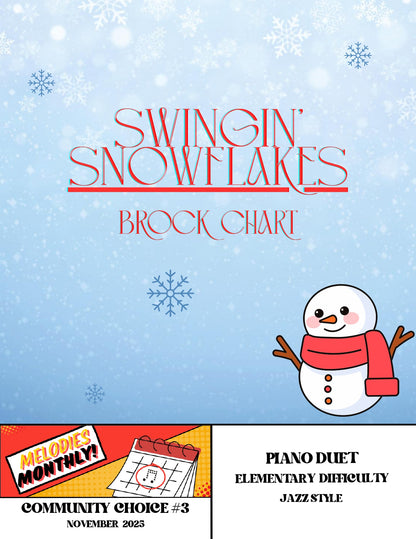 Swingin' Snowflakes | Jazzy Christmas Duet for Student and Teacher (Elementary)