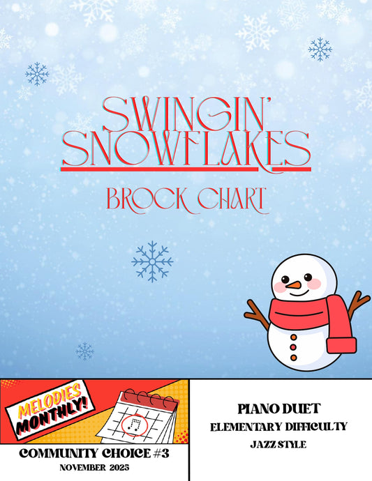Swingin' Snowflakes | Jazzy Christmas Duet for Student and Teacher (Elementary)