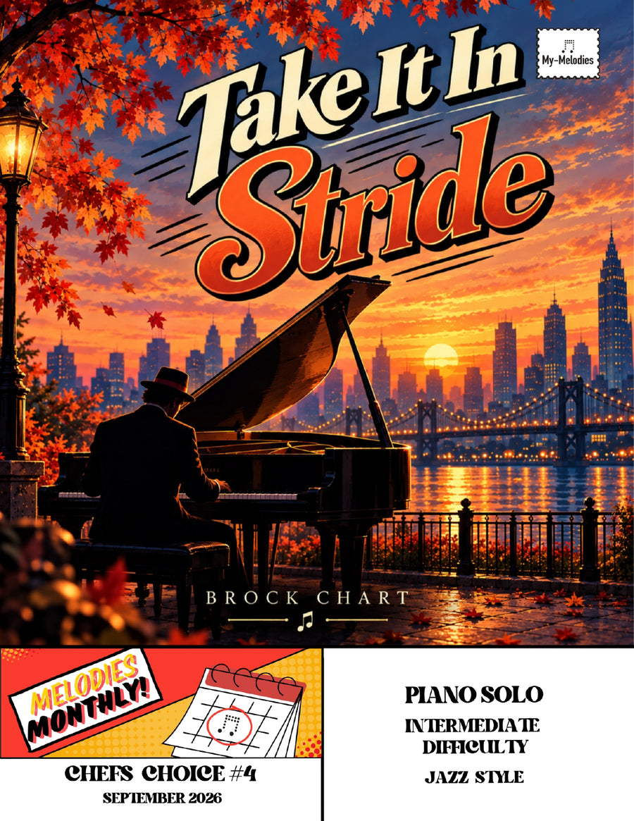 Take It In Stride | Jazz Piece for Solo Piano (Intermediate)