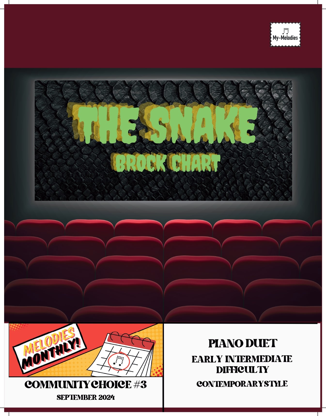 The Snake | Contemporary Halloween Duet for Two Students (Early Intermediate)