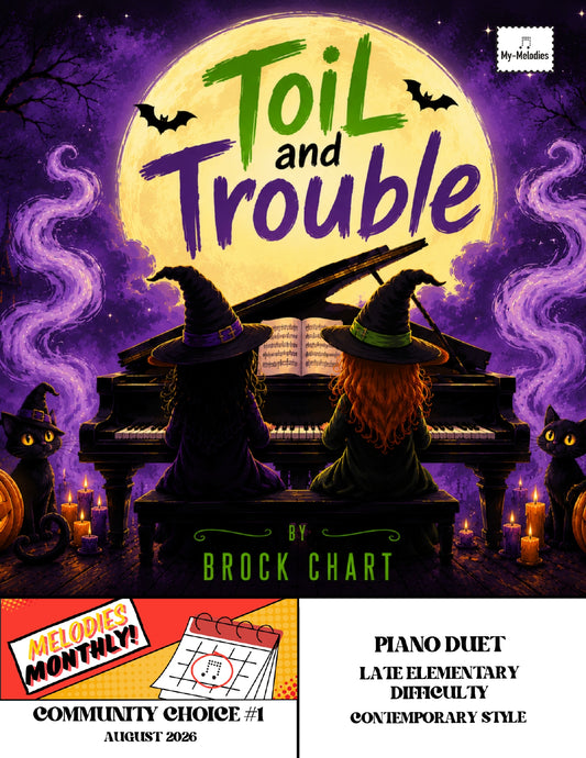 Toil and Trouble | Halloween Duet for Two Students in a Contemporary Style (Late Elementary)
